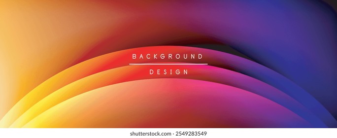 Gradient and shadow wave line geometric background. Vector Illustration For Wallpaper, Banner, Background, Card, Book Illustration, landing page