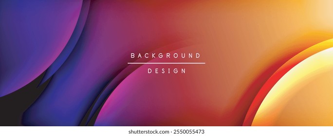 Gradient and shadow wave line geometric background. Vector Illustration For Wallpaper, Banner, Background, Card, Book Illustration, landing page