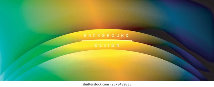 Gradient and shadow wave line geometric background. Vector Illustration For Wallpaper, Banner, Background, Card, Book Illustration, landing page