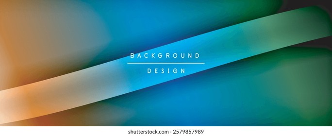 Gradient and shadow wave line geometric background. Vector Illustration For Wallpaper, Banner, Background, Card, Book Illustration, landing page