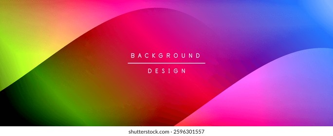 Gradient and shadow wave line geometric background. Vector Illustration For Wallpaper, Banner, Background, Card, Book Illustration, landing page