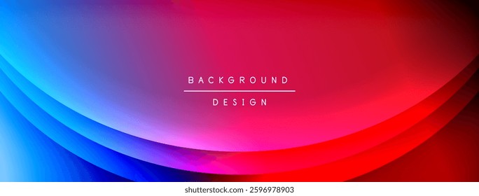 Gradient and shadow wave line geometric background. Vector Illustration For Wallpaper, Banner, Background, Card, Book Illustration, landing page