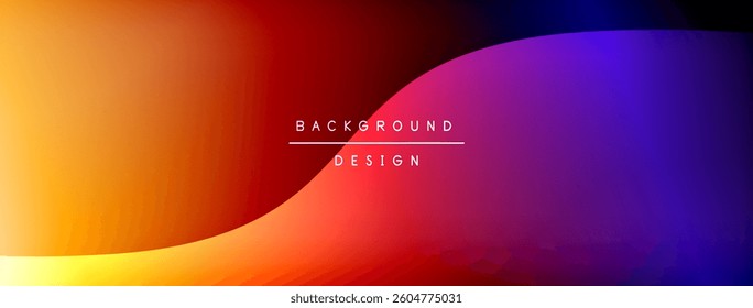 Gradient and shadow wave line geometric background. Vector Illustration For Wallpaper, Banner, Background, Card, Book Illustration, landing page