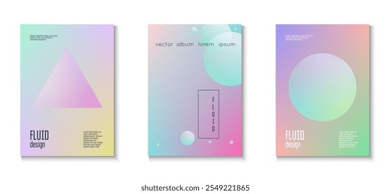 Gradient Shape. Geometric Digital Banner. Vibrant Poster. Pink Minimal Set. 3d Design. Fluorescent Space Collection. Abstract Poster. Violet Gradient Shape