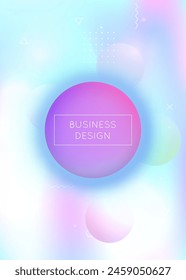 Gradient Shape. Modern Background. Rainbow Fluid. Round Multicolor Template. Violet Tech Texture. Dynamic Dots. Vibrant Flyer. Space Vector. Purple Gradient Shape