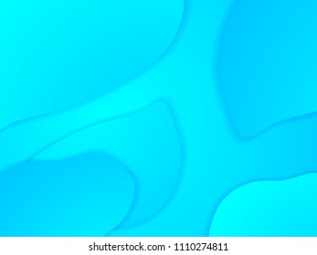 Gradient shape. Modern colorful geometric background. Abstract 3d composition. Vector illustration