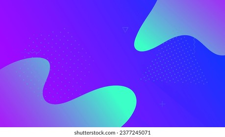 Gradient Shape. Multicolor Page. Art Landing Page. Abstract Shapes. Blue Hipster Layout. Digital Texture. Tech Horizontal Template. Cool Dynamic Background. Violet Gradient Shape