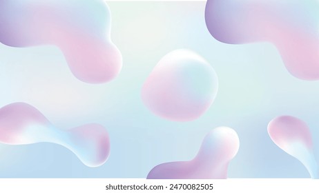 Gradient shapes abstract background desing. EPS 10 vector template. 