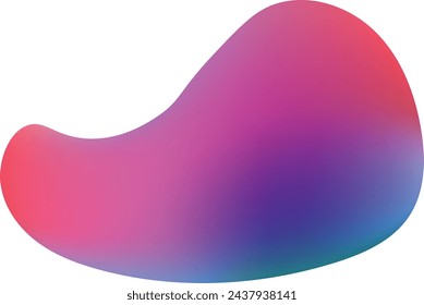 Gradient shapes. Modern abstract pattern