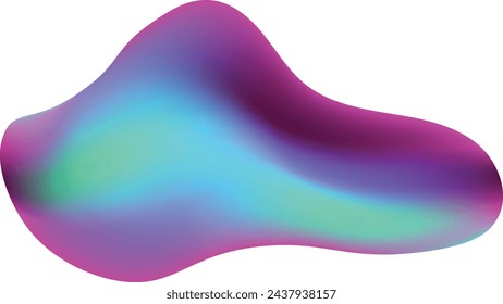 Gradient shapes. Modern abstract pattern