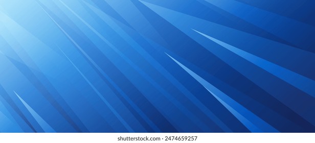 Gradient sharp lines abstract blue background vector design in eps 10