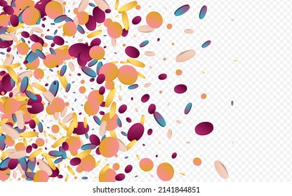 Gradient Shine Top Purple Background. Magic Abstract Dot Wallpaper. Fun Texture. Hologram Happy Invitation.