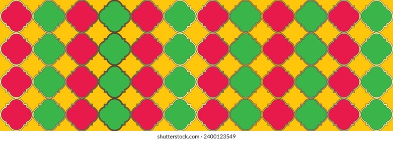 Gradient Shiny Pattern. Rich Arabesque Mosaic. Modern Geo Trellis. Quatrefoil Oriental Ethnic Tesselation. Cool Arabian Texture. Traditional Seamless Moroccan Design. Geometric Trellis Tile.