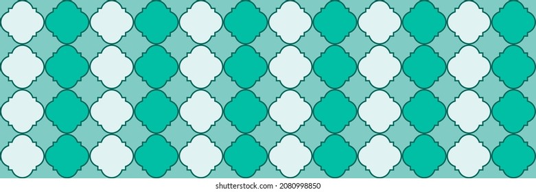 Gradient Shiny Pattern. Silver Arabesque Pattern. Cool Arabic Texture. Quatrefoil Persian Ethnic Tesselation. Geometric Trellis Tile. Trendy Geo Clover. Traditional Seamless Eastern Frame.