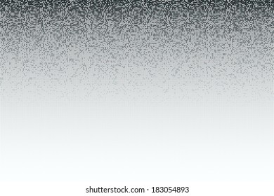 Gradient silver gray seamless shimmer background and shiny round paillettes  Sparkle glitter techno background  Gray Technology Background  vector illustration