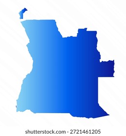 Fondo simple del mapa de degradado de Angola