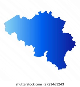 Plano de Fundo do Mapa de Gradiente Simples da Bélgica