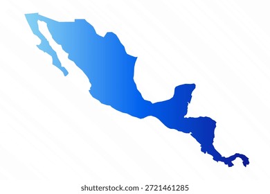 Gradiente simple de América Central Mapa de fondo