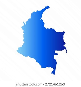 Farbverlauf Einfach Kolumbien Kartenhintergrund