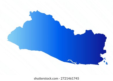 Gradiente simple El Salvador Mapa de fondo