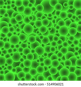 The gradient simple many green circles texture background