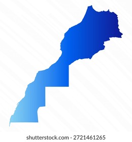 Fondo del mapa del Sahara Occidental de Marruecos simple degradado