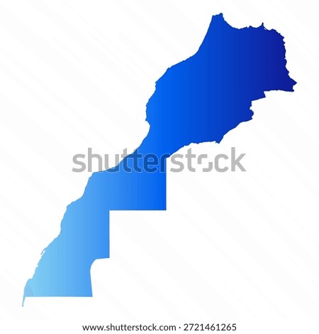 Gradient Simple Morocco Western Sahara Map Background