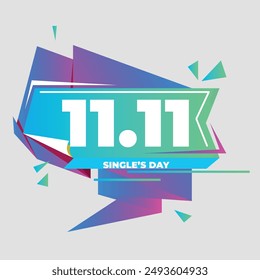 gradient single s day sale labels collection design vector illustrationBig Sale Speech Bubble Icon Vector Design on White Background.