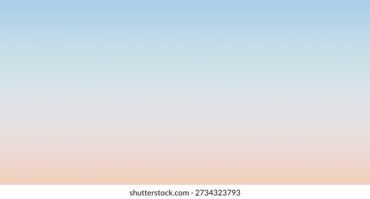 Gradient Sky Dreamscape Soft Blue to Peach Fade with Calm Background.