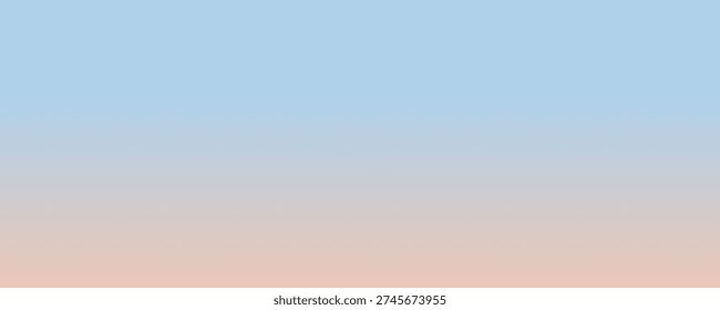 Gradient Sky Dreamscape Soft Blue to Peach Fade with Calm Background.