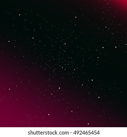 Gradient sky with stars background. Stylish solution for your design