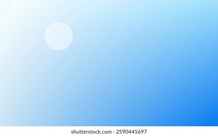 Gradient sky with subtle orb a serene visual experience evoking a peaceful feeling, ideal for backdrops, adding a soft element to graphic projects