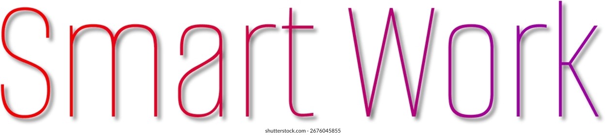 Design de Vetor de Tipografia de Trabalho Inteligente de Gradiente