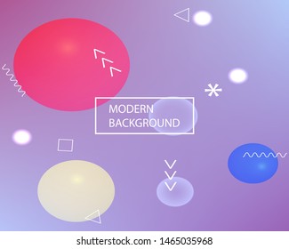 Gradient smooth mesh background. Colorful backdrop with simple muffled colors. Vector illustration art. Violet eco template for your poster, banner or graphic design.