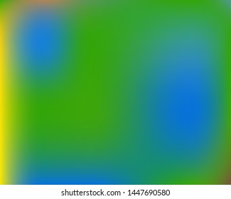 Gradient smooth mesh background. Commercial backdrop with bright rainbow colors. Vector illustration space. Green eco template for your poster, banner or graphic design.