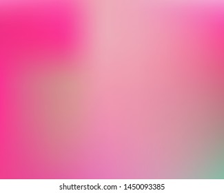 Gradient smooth mesh background. Creative backdrop with simple muffled colors. Vector illustration art. Pink eco template for your poster, banner or graphic design.