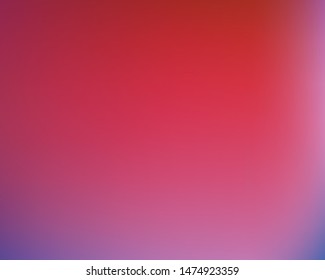 Gradient smooth mesh background. Fluid backdrop with simple muffled colors. Vector illustration flyer. Red eco template for your poster, banner or graphic design.
