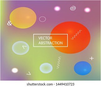 Gradient smooth mesh background. Fresh backdrop with simple muffled colors. Vector illustration space. Violet eco template for your poster, banner or graphic design.
