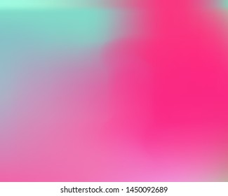 Gradient smooth mesh background. Fresh backdrop with simple muffled colors. Vector illustration space. Pink eco template for your poster, banner or graphic design.