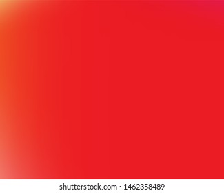 Gradient smooth mesh background. Futuristic backdrop with simple muffled colors. Vector illustration concept. Red eco template for your poster, banner or graphic design.