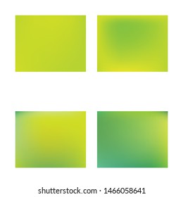 Gradient smooth mesh background. Futuristic backdrop with simple muffled colors. Vector illustration layout. Green eco template for your poster, banner or graphic design.