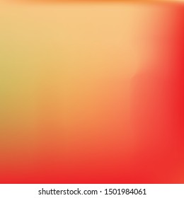 Gradient smooth mesh background. Futuristic backdrop with simple muffled colors. Vector illustration flyer. Red eco template for your poster, banner or graphic design.