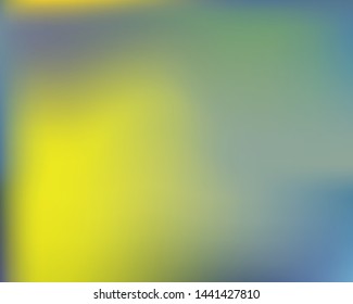 Gradient smooth mesh background. Light backdrop with bright rainbow colors. Vector illustration flyer. Yellow eco template for your poster, banner or graphic design.