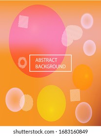 Fondo de malla suave degradado. Fondo líquido con burbujas de colores y formas blancas. Concepto de ilustración vectorial. Plantilla ecológica azul para tu afiche, banner o diseño gráfico.