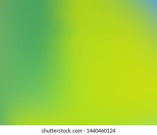 Gradient smooth mesh background. Minimal backdrop with bright rainbow colors. Vector illustration space. Green eco template for your poster, banner or graphic design.