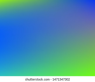 Gradient smooth mesh background. Original backdrop with simple muffled colors. Vector illustration texture. Blue and green eco template for your poster, banner or graphic design.