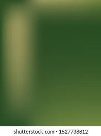 Gradient smooth mesh background. Original backdrop with simple muffled colors. Vector illustration flyer. Green eco template for your poster, banner or graphic design.
