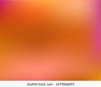 Gradient smooth mesh background. Simple backdrop with muffled colors. Vector illustration theme. Orange eco template for your poster, banner or graphic design.