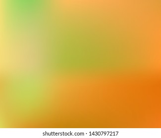 Gradient smooth mesh background. Vector illustration theme. Dynamic backdrop with bright rainbow colors. Orange eco template for your poster, banner or graphic design.
