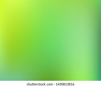 Gradient smooth mesh background. Vector illustration theme. Vibrant backdrop with bright rainbow colors. Green eco template for your poster, banner or graphic design.